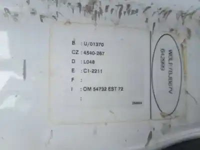 Veículo de Sucata opel vivaro a caja/chasis (x83) 2.5 cdti do ano 2009 alimentado g9u630