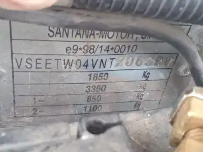 Véhicule à la ferraille suzuki vitara (et) hdi (se 420hdi) de l'année 2004 alimenté rhp