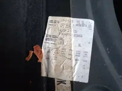 Veículo de Sucata seat altea (5p1) 2.0 tdi 16v do ano 2006 alimentado bkd