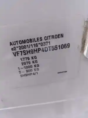 Утилизация автомобиля citroen c3 picasso seduction года 2013 питание 9h06