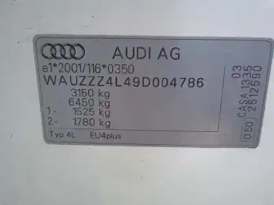 Здавання транспортного засобу audi q7 (4l) v6 3.0 tdi (176kw) clean diesel ambiente року 2009 потужний casa