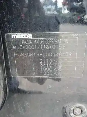 Scrapping Vehicle mazda 5 berl. (cr) 1.8 active of the year 2009 powered l8