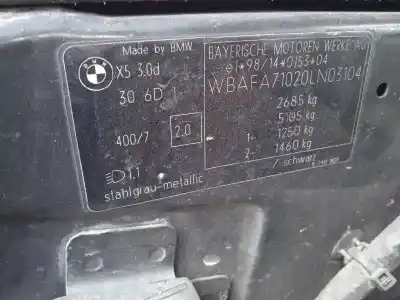 Утилизация автомобиля bmw x5 (e53) 3.0d года 2001 питание 306d1