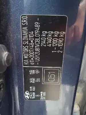 Véhicule à la ferraille hyundai ix35 (el/lm) (2010->) 2.0 classic 2wd [2.0 ltr. - 100 kw crdi cat] de l'année 2010 alimenté d4ha