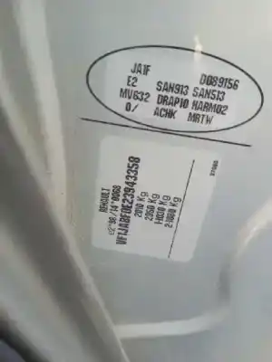 Утилизация автомобиля renault scenic rx4 (ja0) 1.9 dci diesel cat года 2001 питание f9q740