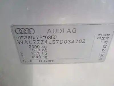 Veículo de Sucata audi q7 (4l) 3.0 tdi do ano 2006 alimentado bug