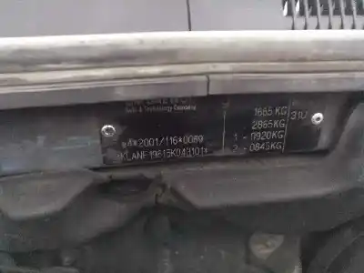 Scrapping Vehicle daewoo nubira berlina sx of the year 2005 powered f16d3