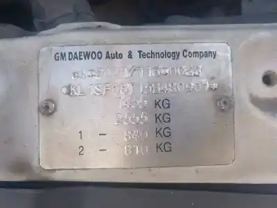 Scrapping Vehicle chevrolet kalos 1.2 s (d/a) of the year 2005 powered b12s1