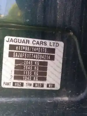 Здавання транспортного засобу jaguar x-type i (x400) 2.0 d року 2004 потужний 6b
