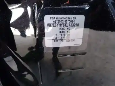 Vehículo de desguace citroen                                            berlingo (er_, ec_)                                                                                                                                                                                                                                        1.5 bluehdi 100                                                                                                                                                                                                                                            del año 2019 con motor yh01