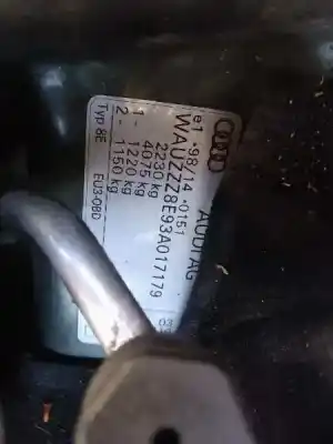 Scrapping Vehicle audi a4 berlina (8e) 2.5 v6 24v tdi of the year 2002 powered ake