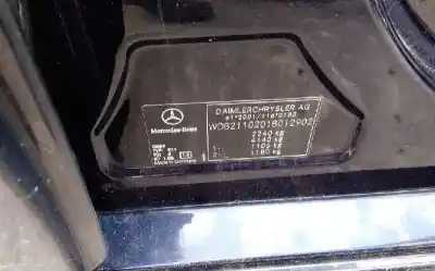 Veicolo di demolizione mercedes-benz clase e (w211) berlina e 280 cdi (211.020) dell'anno 2006 alimentato 642920