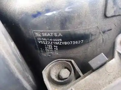 Vehículo de desguace seat toledo (1m2) 1.9 tdi del año 2000 con motor ahf
