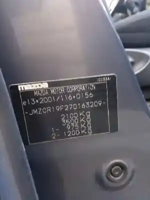Утилизация автомобиля mazda 5 (cr) 2.0 (crew) года 2006 питание lf