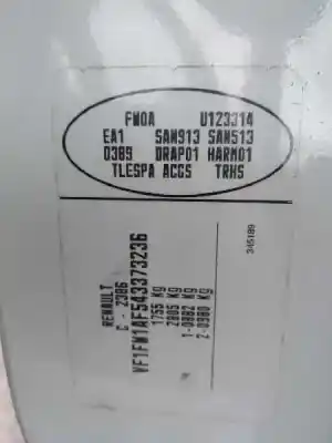 Здавання транспортного засобу renault kangoo (kc0/1_) 1.5 dci року 2010 потужний k9k800