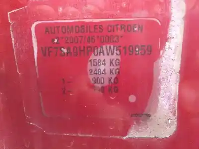 Verschrottungsfahrzeug citroen ds3 (sa_) 1.6 hdi 90 des jahres 2010 angetrieben 9hp
