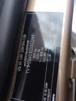 Утилизация автомобиля volvo v40 1.6 diesel cat года 2014 питание d4162t