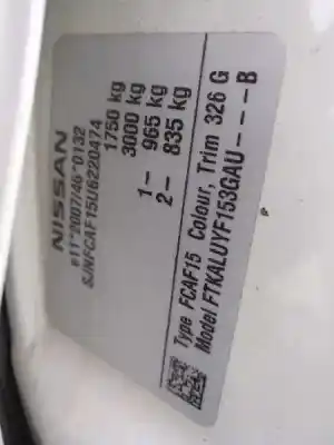 Здавання транспортного засобу nissan juke (f15) 1.5 turbodiesel cat року 2012 потужний k9k410
