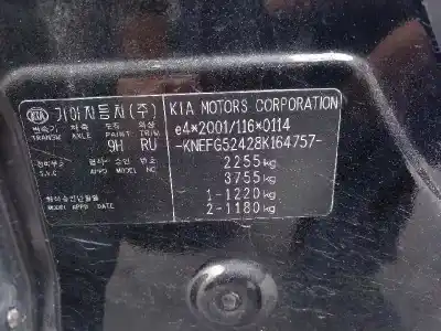 Утилизация автомобиля kia carens iii monospace (un) 2.0 crdi 140 года 2009 питание d4ea
