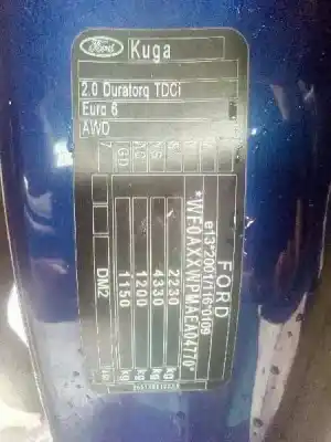 Утилизация автомобиля ford                                               kuga (cbs)                                                                                                                                                                                                                                                 titanium s                                                                                                                                                                                                                                                 года 2014 питание t8ma