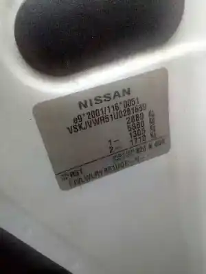 Здавання транспортного засобу nissan pathfinder (r51) 2.5 dci xe року 2008 потужний yd25ddti