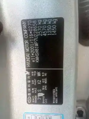 Здавання транспортного засобу hyundai santa fe (bm) 2.2 crdi cat року 2007 потужний d4eb