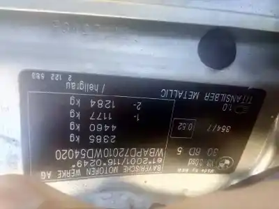Утилизация автомобиля bmw x3 (e83) 3.0sd года 2006 питание 306d5