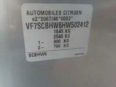 Veículo de Sucata citroen c3 tonic do ano 2017 alimentado bh02