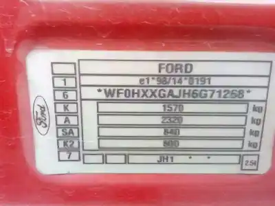 Scrapping Vehicle ford                                               fiesta (cbk)                                                                                                                                                                                                                                               ambiente                                                                                                                                                                                                                                                   of the year 2007 powered f6jb