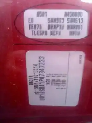 Утилизация автомобиля dacia sandero básico года 2012 питание d4f732