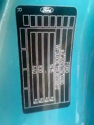 Vehicul casat ford ka (ccu) titanium al anului 2008 alimentat 169a1000