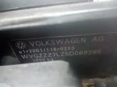 Утилизация автомобиля volkswagen touareg (7la) tdi r5 года 2005 питание bac