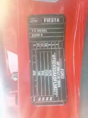 Утилизация автомобиля ford fiesta vi (cb1, ccn) 1.5 tdci года 2015 питание xujb