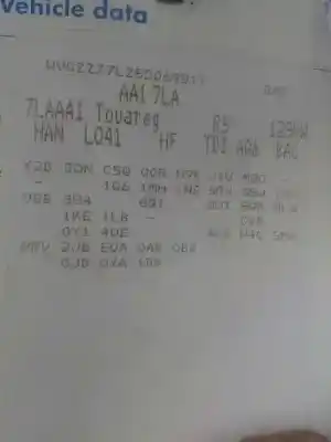 Здавання транспортного засобу volkswagen touareg (7la) tdi r5 року 2005 потужний bac