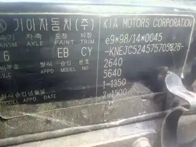 Scrapping Vehicle kia sorento i (jc) 2.5 crdi of the year 2007 powered d4cb