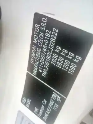Véhicule à la ferraille hyundai ix35 2.0 cat de l'année 2012 alimenté g4kd