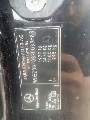 Véhicule à la ferraille mercedes-benz clase c (w203) sportcoupe c 220 cdi (la) (203.708) de l'année 2008 alimenté 646963