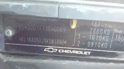 Veículo de Sucata chevrolet                                          nubira wagon                                                                                                                                                                                                                                               2.0 diesel cat                                                                                                                                                                                                                                             do ano 2009 alimentado z20s