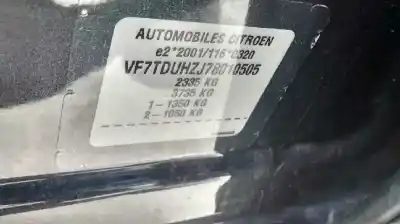 Véhicule à la ferraille citroen c6 básico de l'année 2007 alimenté uhz