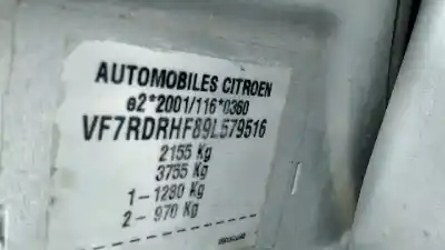 Vehículo de desguace citroen                                            c5 berlina                                                                                                                                                                                                                                                 exclusive                                                                                                                                                                                                                                                  del año 2009 con motor rhf