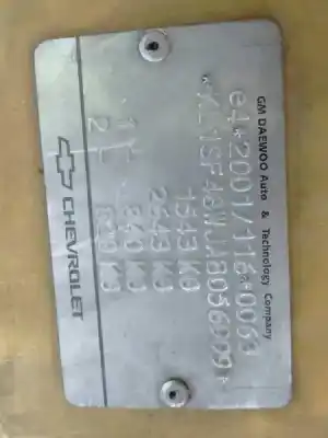 Veicolo di demolizione chevrolet aveo lt dell'anno 2010 alimentato f14d4