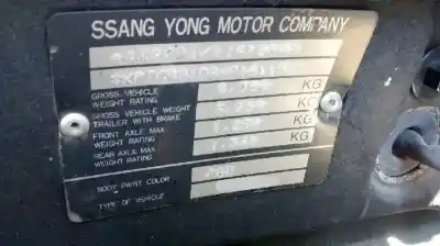 Здавання транспортного засобу ssangyong rexton rx 290 plus року 2005 потужний 662la