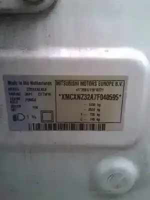 Vehicul casat mitsubishi colt berlina 3 (cz) 1.1 inform al anului 2007 alimentat 134910