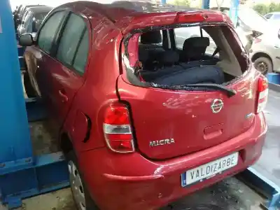 Verschrottungsfahrzeug nissan micra (k13) acenta des jahres 2013 angetrieben hr12