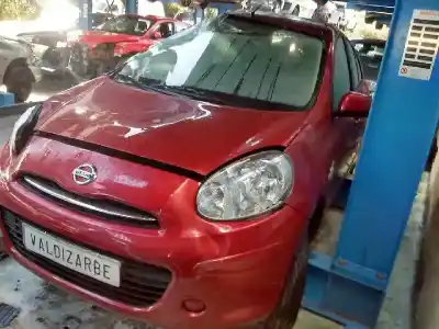 Verschrottungsfahrzeug nissan micra (k13) acenta des jahres 2013 angetrieben hr12