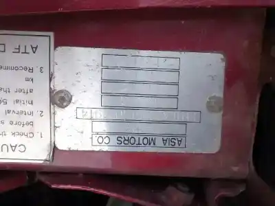 Veículo de Sucata asia motors rocsta diesel 2.2 do ano 1998 alimentado 