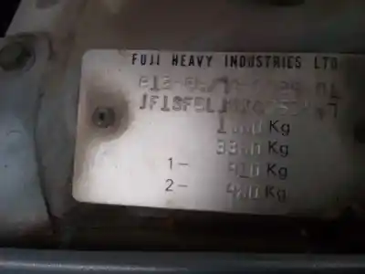 Sloopvoertuig subaru forester s10 (sf) 2.0 cat van het jaar 2000 aangedreven ej20