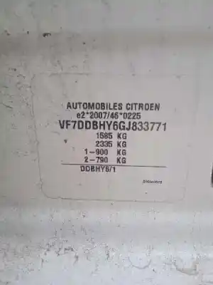 Утилизация автомобиля citroen c-elysée exclusive года 2016 питание bh02