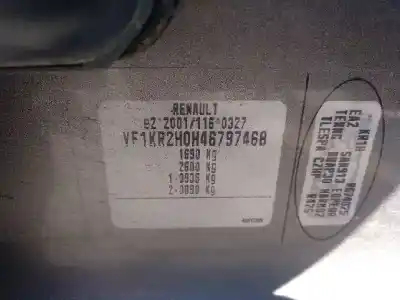 Veículo de Sucata renault clio grandtour business do ano 2012 alimentado k9k770