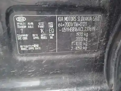 Утилизация автомобиля kia cee´d active года 2012 питание d4fb